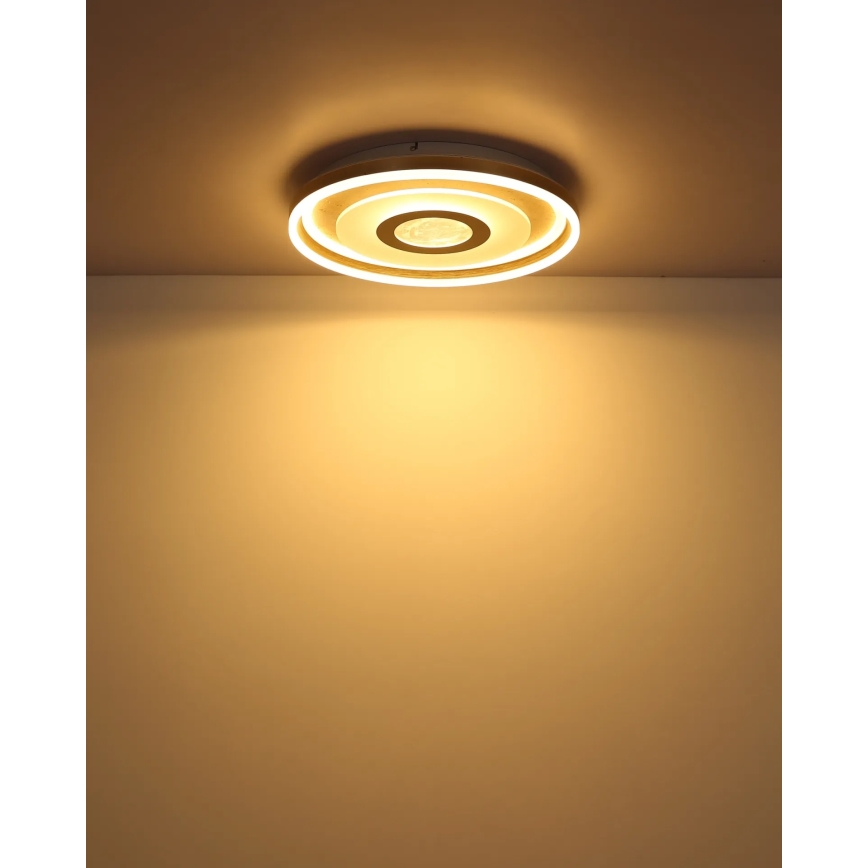 Globo - LED Stropní svítidlo LED/40W/230V 3000K pr. 50 cm travertin