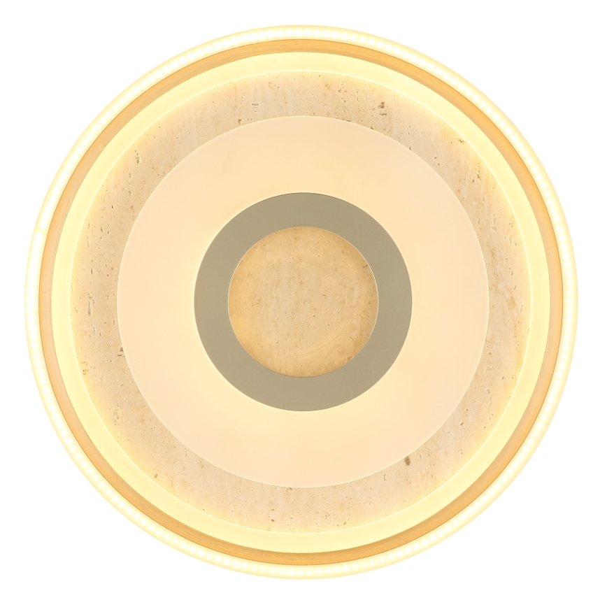 Globo - LED Stropní svítidlo LED/40W/230V 3000K pr. 50 cm travertin