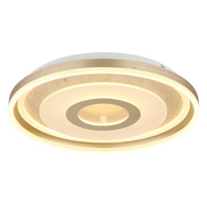 Globo - LED Stropní svítidlo LED/40W/230V 3000K pr. 50 cm travertin