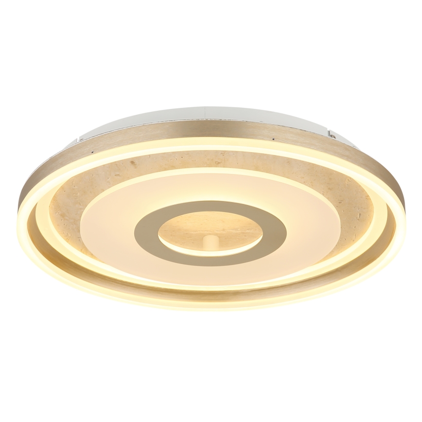 Globo - LED Stropní svítidlo LED/40W/230V 3000K pr. 50 cm travertin