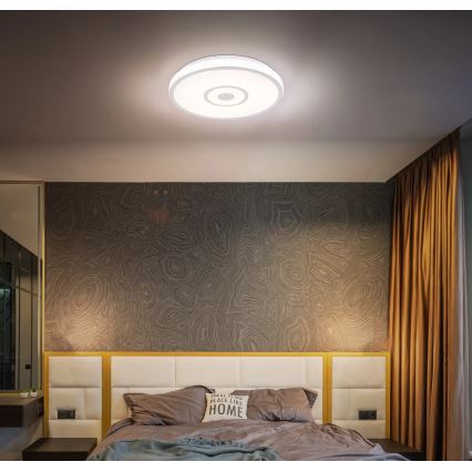 Globo - LED Stropní svítidlo LED/24W/230V 3000/4000/6000K pr. 38 cm bílá/matný chrom