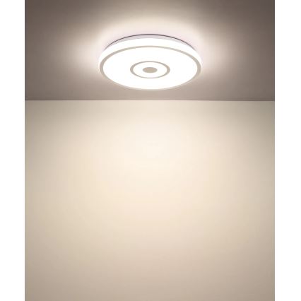 Globo - LED Stropní svítidlo LED/24W/230V 3000/4000/6000K pr. 38 cm bílá/matný chrom