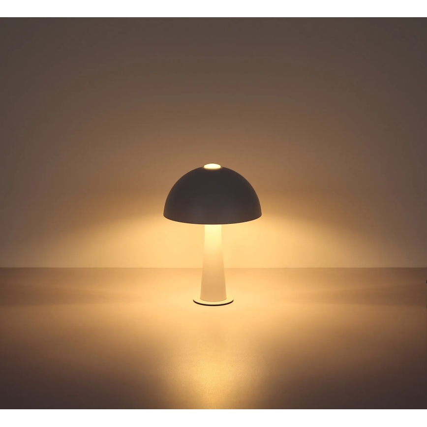 Globo - Stolní lampa 1xE14/25W/230V bílá