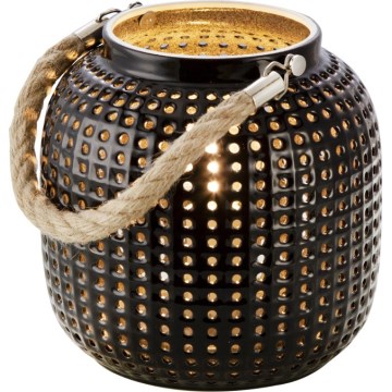Globo 50770108 - Dekorační stolní lampa BOLA 1xE14/40W/230V černá