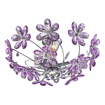 GLOBO 5142 - Závěsné stropní svítidlo PURPLE 3xE14/40W GLOBO 5142 - Závěsné stropní svítidlo PURPLE 3xE14/40W