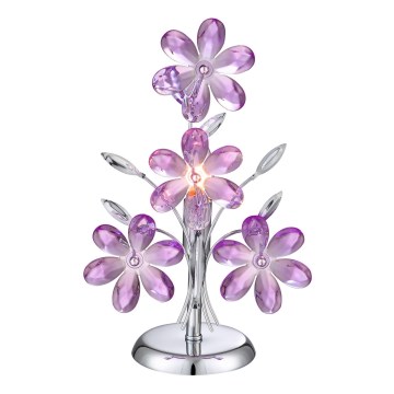 GLOBO 5146 - Stolní dekorativní lampa PURPLE 1xE14/40W GLOBO 5146 - Stolní dekorativní lampa PURPLE 1xE14/40W