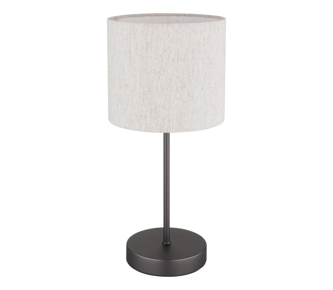 Globo 51540108 - Stolní lampa THEA 1xE27/25W/230V černá/béžová 51540108 Béžová,Černá