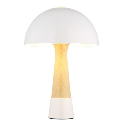 Globo - Stolní lampa 1xE27ILLU/40W/230V bílá