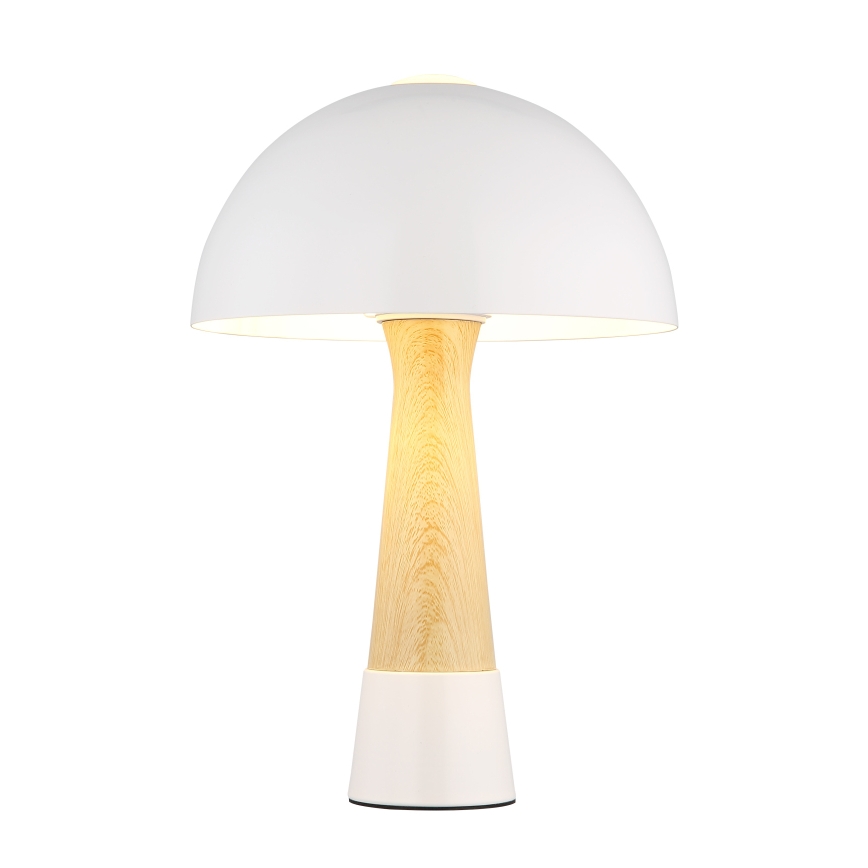 Globo - Stolní lampa 1xE27ILLU/40W/230V bílá