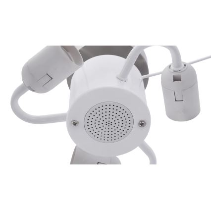 Globo 54004DL - Stropní svítidlo s reproduktorem THERESA 3xE27/40W/230V