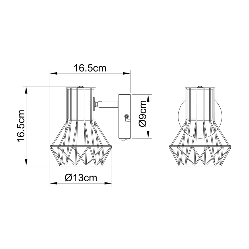 Globo - Nástěnné bodové svítidlo 1xE27/40W/230V