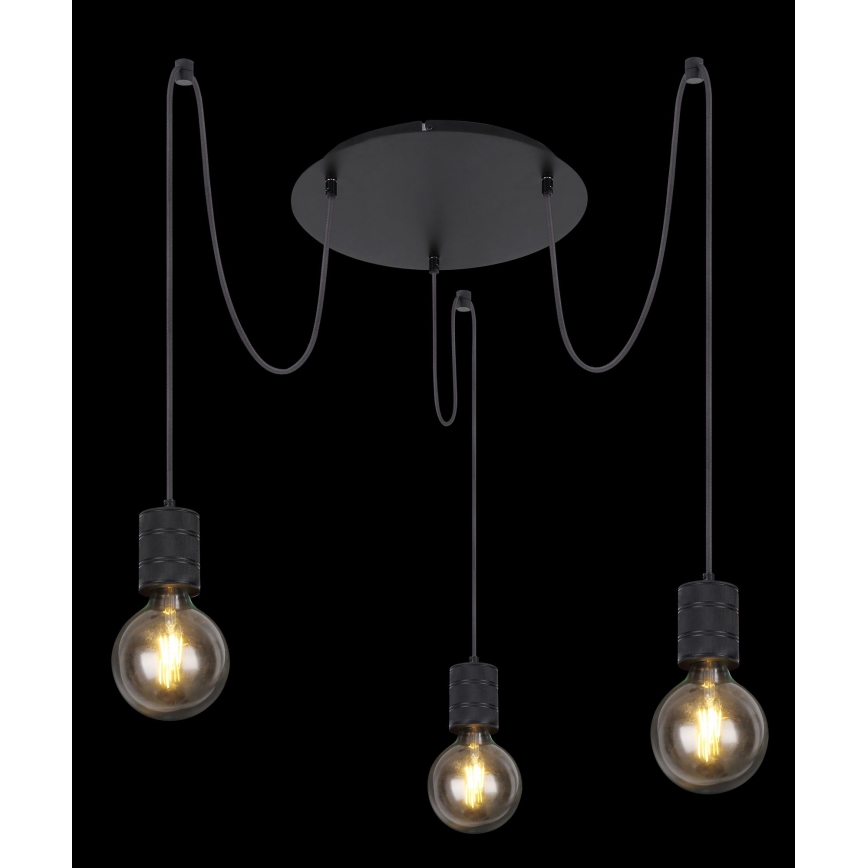Globo - Lustr na lanku 3xE27/60W/230V pavouk