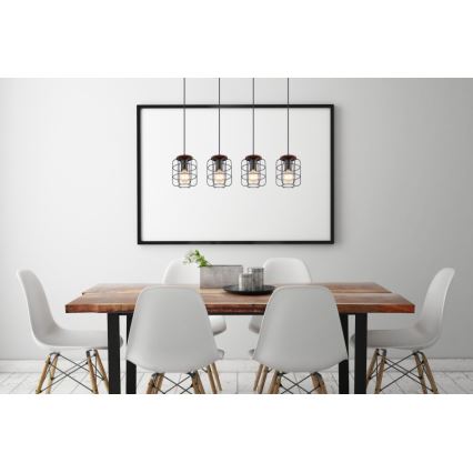 Globo - Lustr na lanku 4xE27/40W/230V