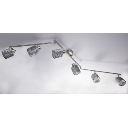 GLOBO 54122-6 - Bodové svítidlo ALYS 6xE14/8W/230V