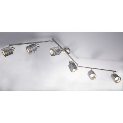 GLOBO 54122-6 - Bodové svítidlo ALYS 6xE14/8W/230V