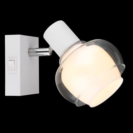 Globo - Nástěnné bodové svítidlo 1xE14/40W/230V bílá