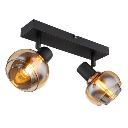 Globo - Bodové svítidlo 2xE14/40W/230V černá