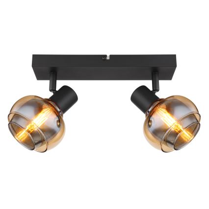 Globo - Bodové svítidlo 2xE14/40W/230V černá
