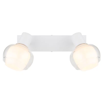 Globo - Bodové svítidlo 2xE14/40W/230V bílá