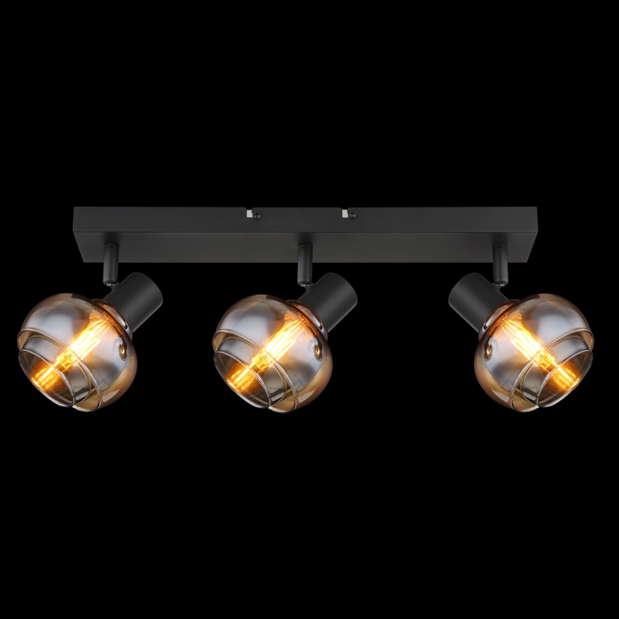 Globo - Bodové svítidlo 3xE14/40W/230V černá