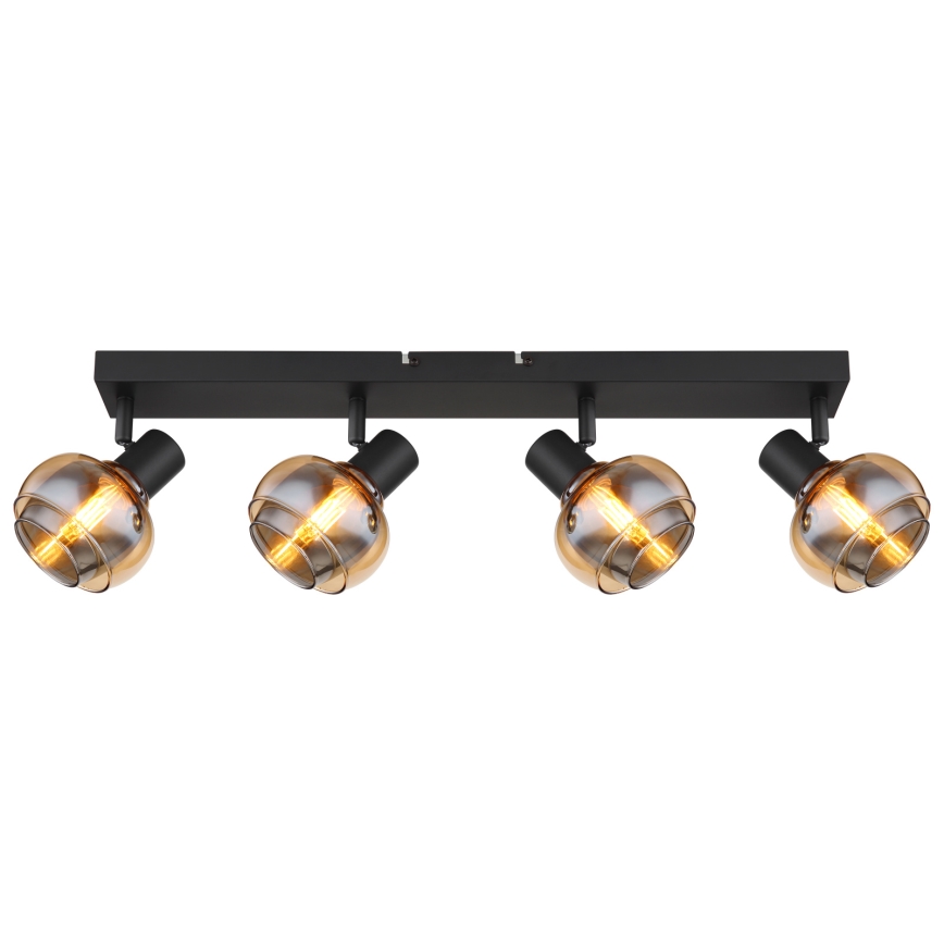 Globo - Bodové svítidlo 4xE14/40W/230V černá
