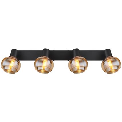 Globo - Bodové svítidlo 4xE14/40W/230V černá
