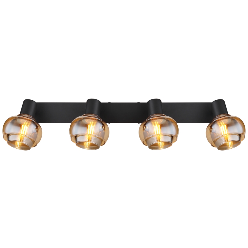 Globo - Bodové svítidlo 4xE14/40W/230V černá