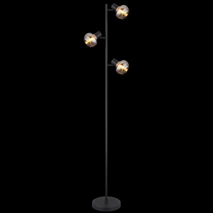Globo - Stojací lampa 3xE14/40W/230V černá