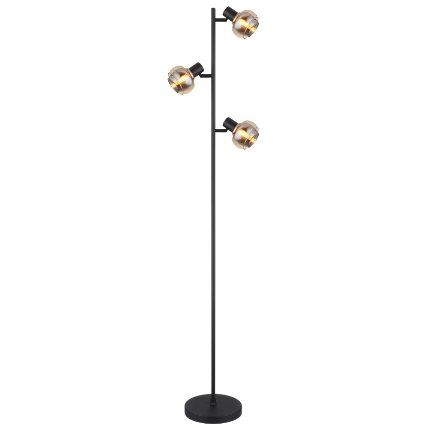 Globo - Stojací lampa 3xE14/40W/230V černá