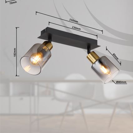 Globo - Bodové svítidlo 2xE14/25W/230V
