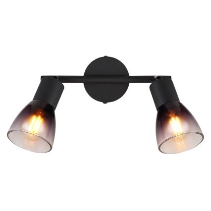Globo - Bodové svítidlo 2xE14/25W/230V černá