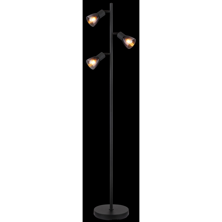 Globo - Stojací lampa 3xE14/25W/230V černá
