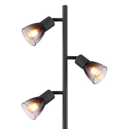 Globo - Stojací lampa 3xE14/25W/230V černá