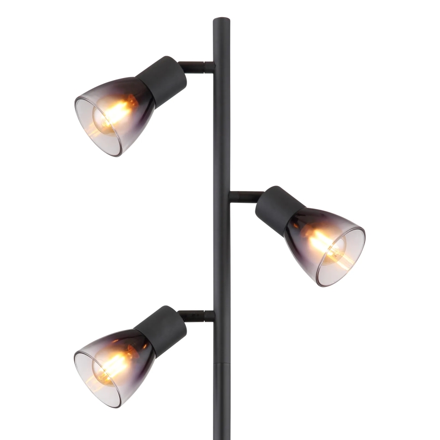 Globo - Stojací lampa 3xE14/25W/230V černá
