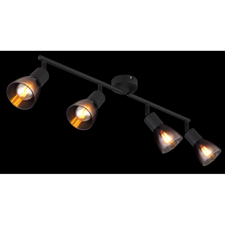 Globo - Bodové svítidlo 4xE14/25W/230V černá