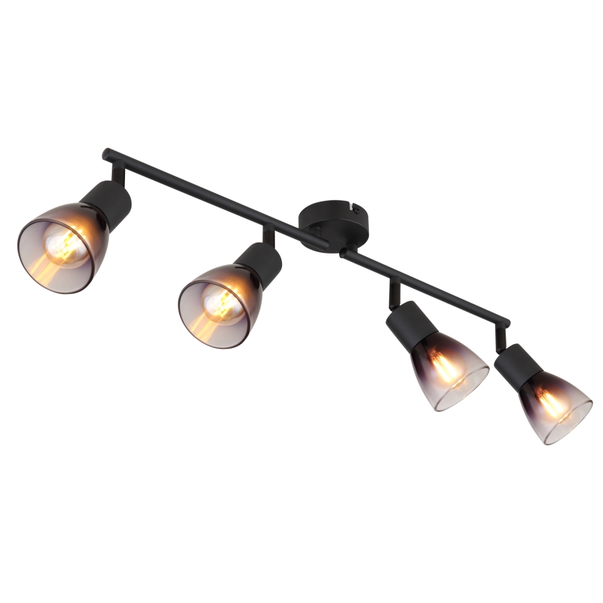 Globo - Bodové svítidlo 4xE14/25W/230V černá