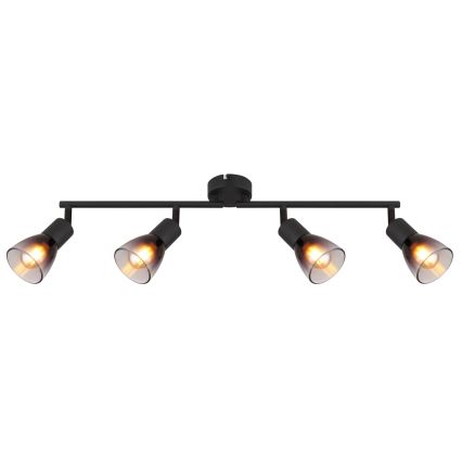 Globo - Bodové svítidlo 4xE14/25W/230V černá