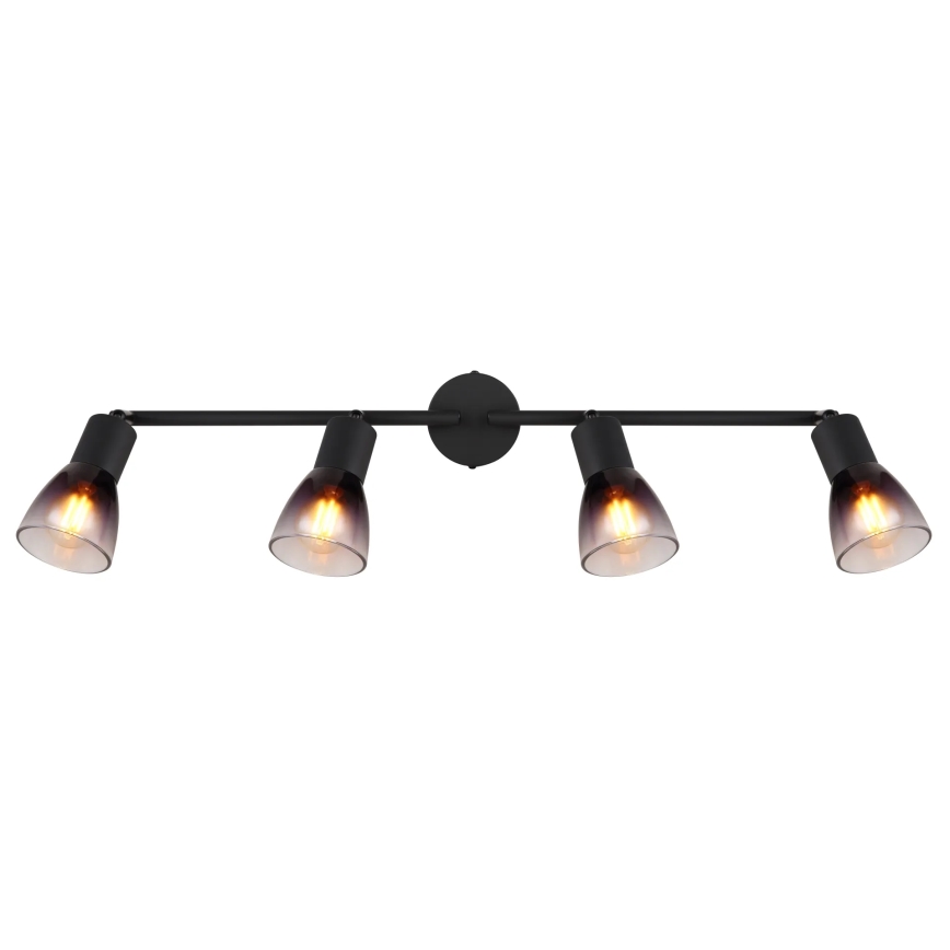 Globo - Bodové svítidlo 4xE14/25W/230V černá