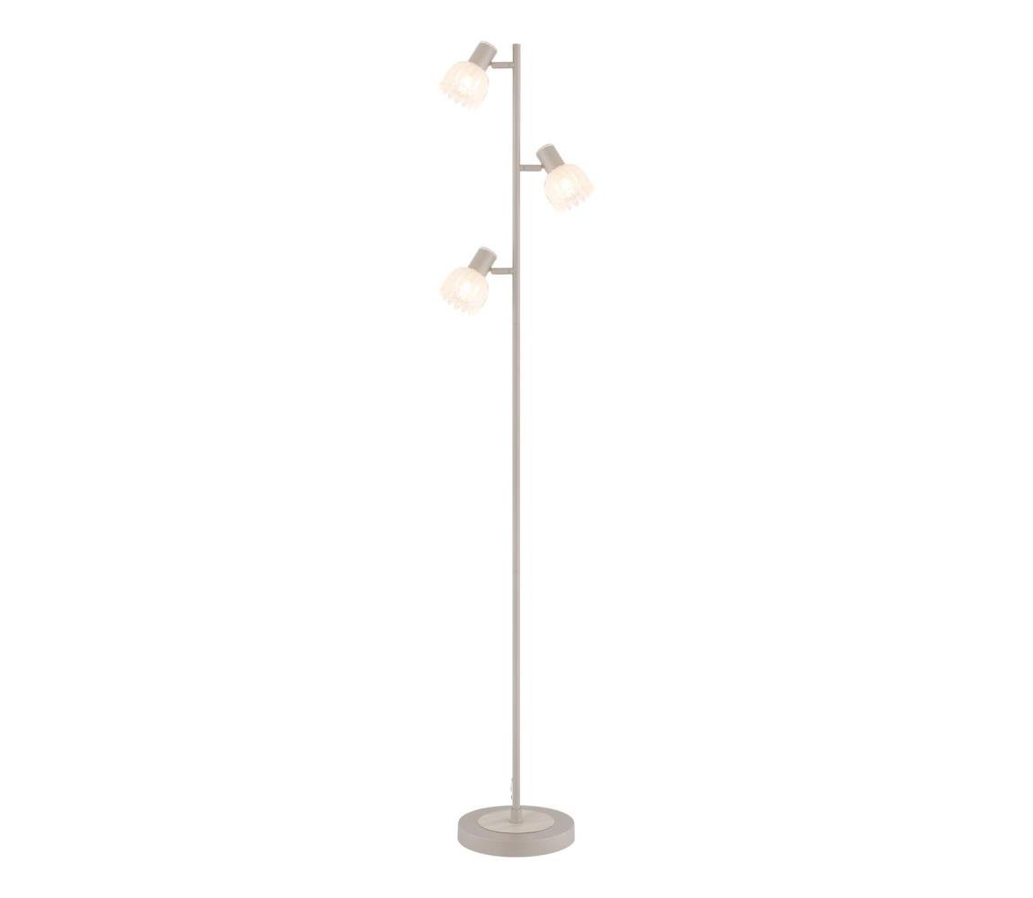 Globo 54317S - Stojací lampa PLANTA 3xE14/40W/230V 54317S Béžová