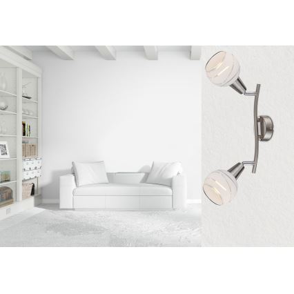 Globo - LED Bodové svítidlo 2xE14/4W/230V