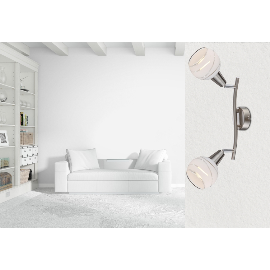 Globo - LED Bodové svítidlo 2xE14/4W/230V