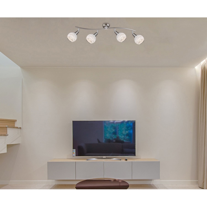 Globo - LED Bodové svítidlo 4xE14/4W/230V