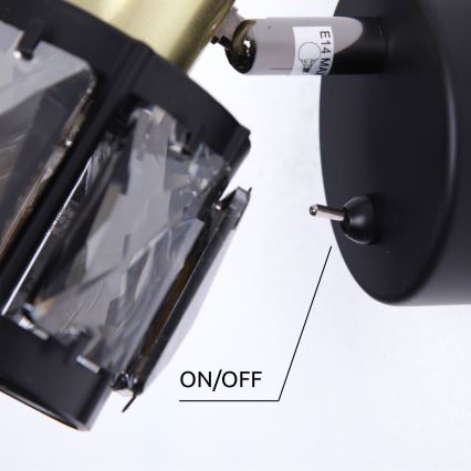 Globo - Nástěnné bodové svítidlo 1xE14/40W/230V