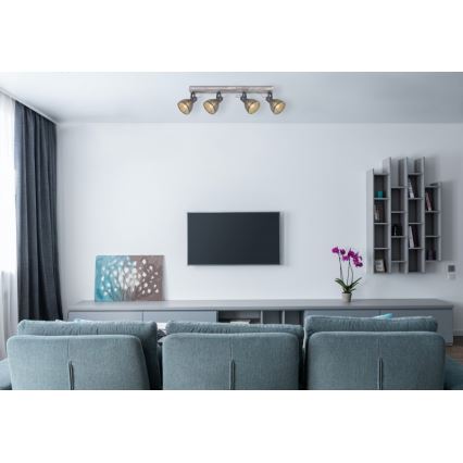 Globo - Bodové svítidlo 4xE27/40W/230V