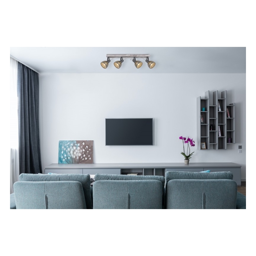 Globo - Bodové svítidlo 4xE27/40W/230V