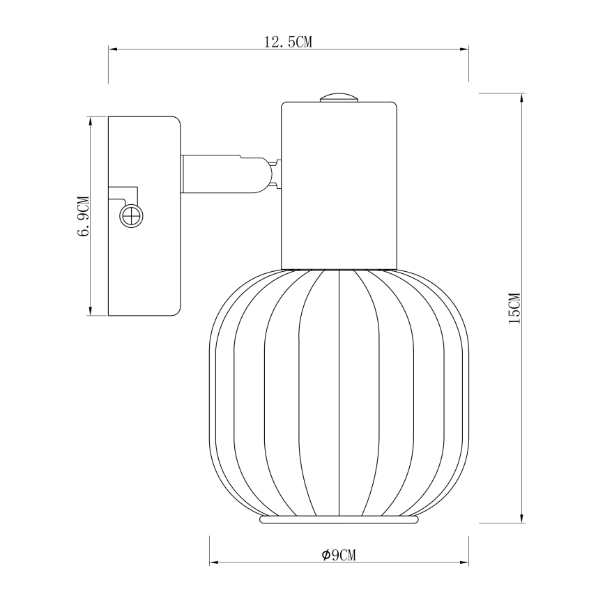 Globo - Nástěnné bodové svítidlo 1xE14/40W/230V