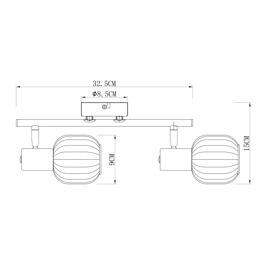 Globo - Bodové svítidlo 2xE14/40W/230V
