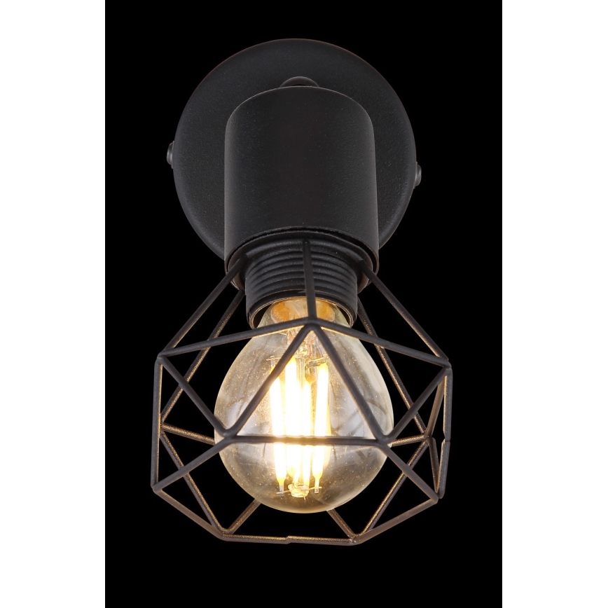 Globo - Nástěnné bodové svítidlo 1xE14/40W/230V černá
