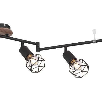 Globo - Bodové svítidlo 6xE14/40W/230V černá/hnědá