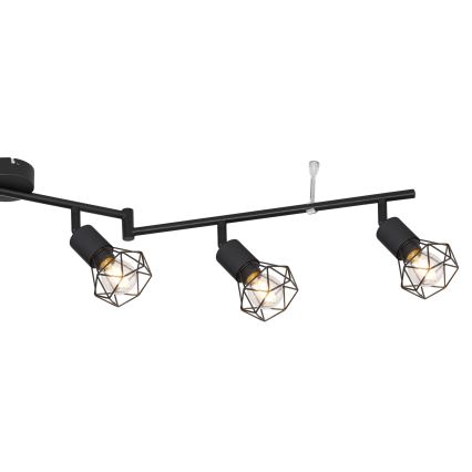 Globo - Bodové svítidlo 6xE14/40W/230V černá